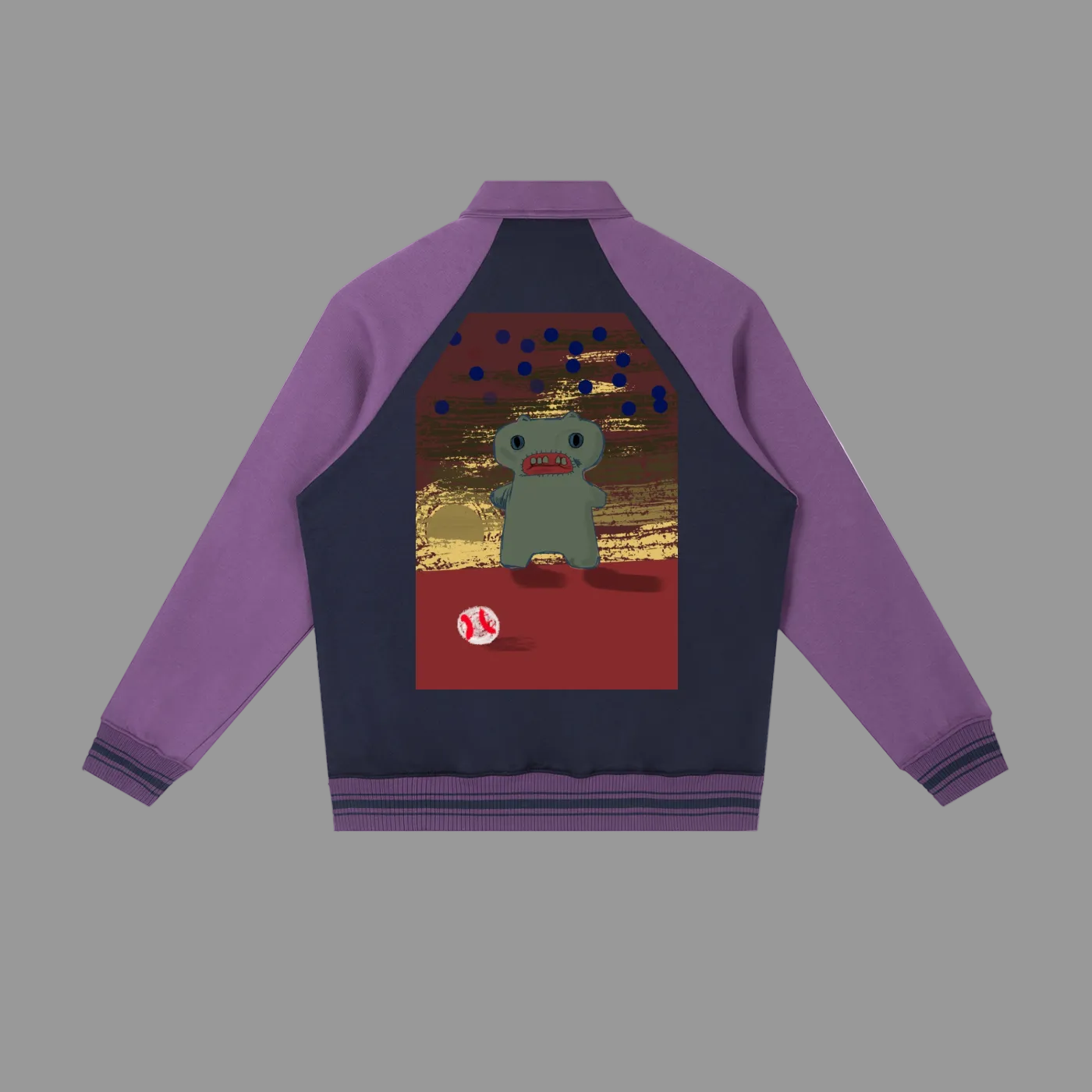 Raglan Sleeve Baseball SZN Jacket