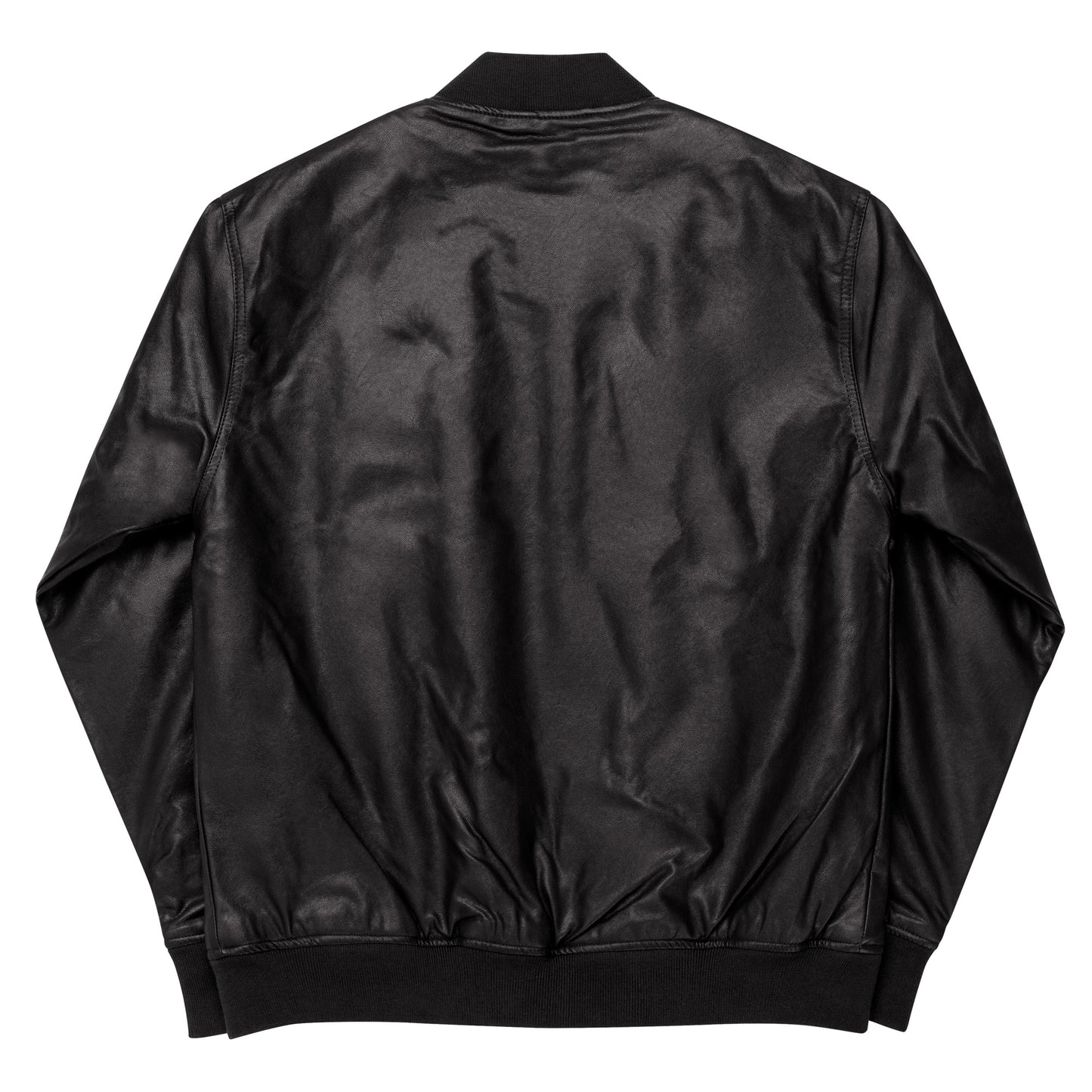 Chasin Luna Leather Bomber Jacket