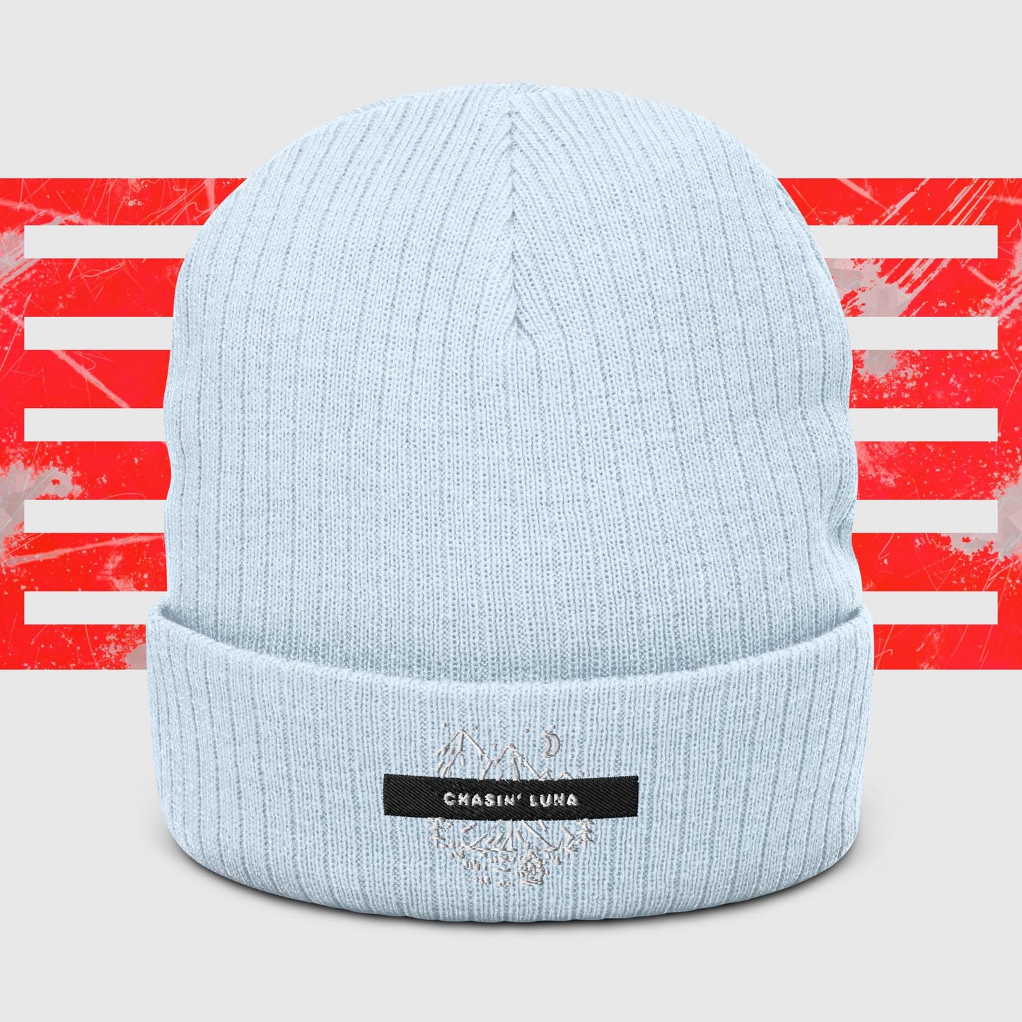 Chasin Luna Ribbed Knit Beanie