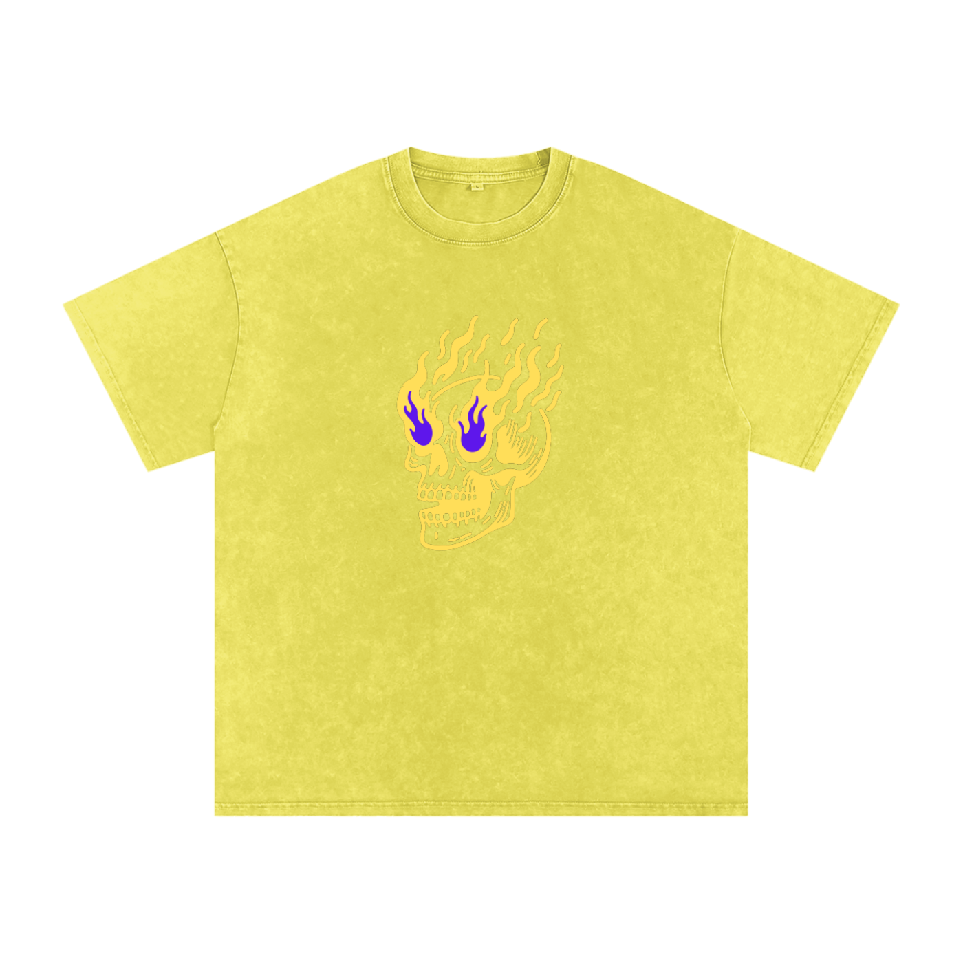 Flamin' Skull Tee LSU Colorway (Large Logo)
