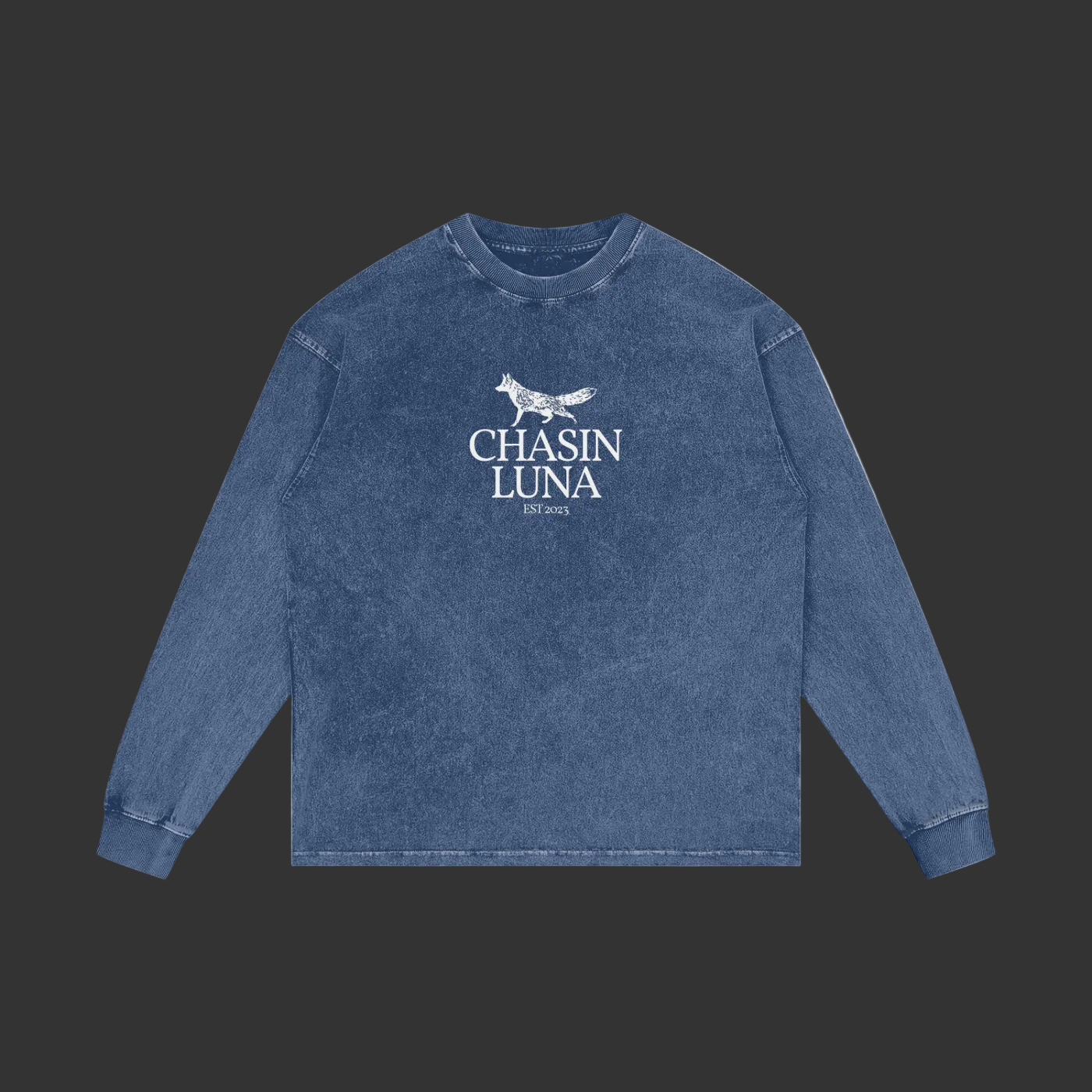 Acid Wash Oversize Long Sleeve T-Shirt