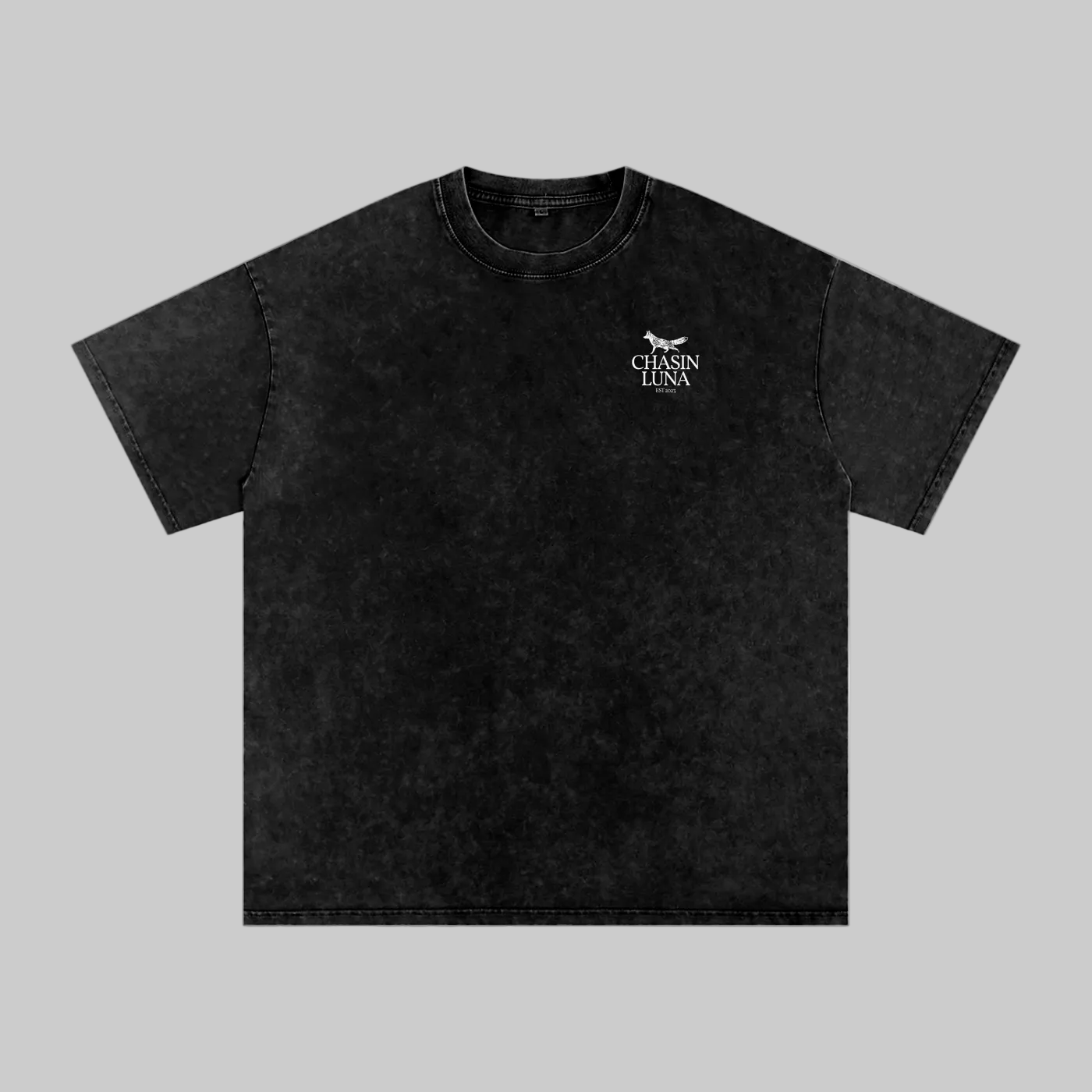 Cheniere Fox Washed Oversized Cotton T-Shirt