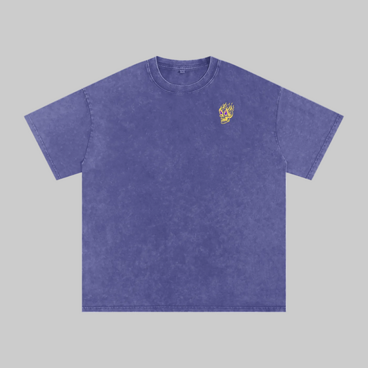 Flamin' Skull Tee LSU Colorway