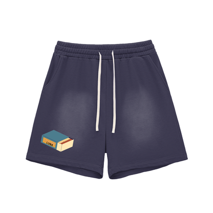 Matchbox Sun Fade Raw Edge Shorts