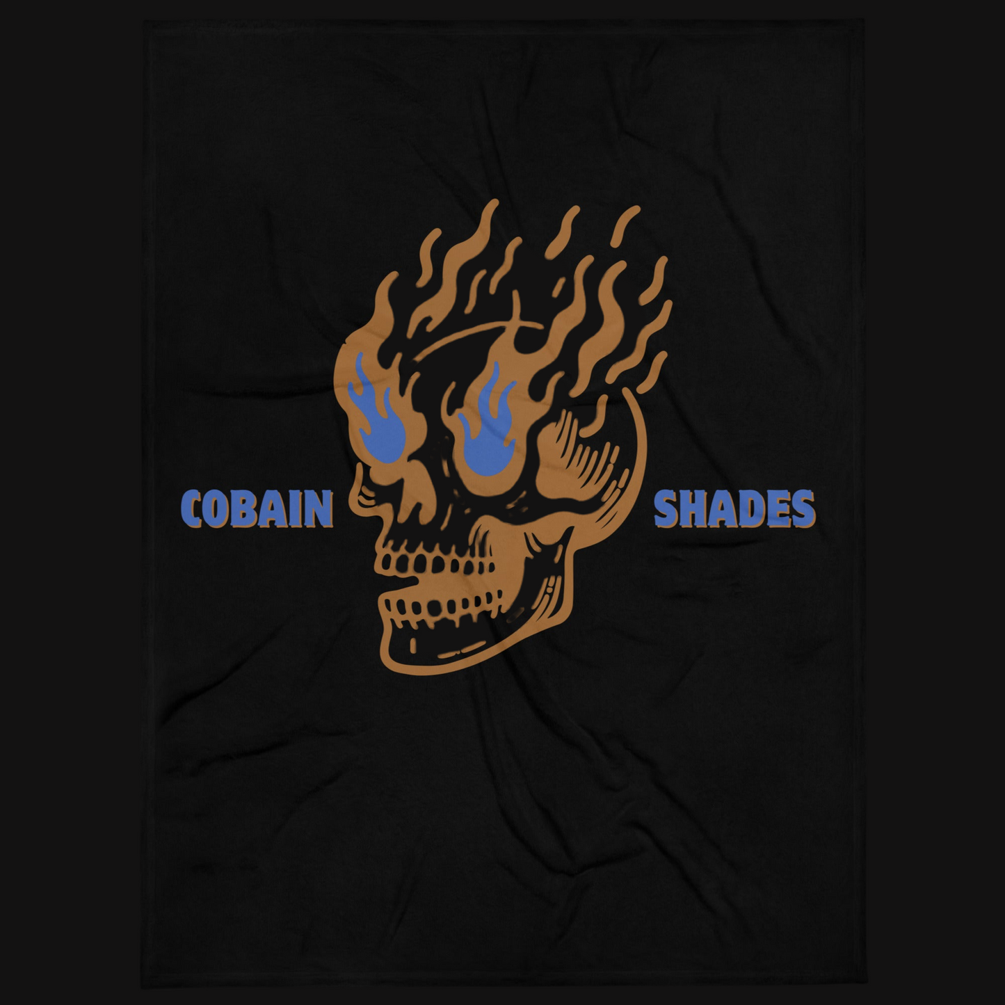 Cobain Shades Skull Blanket