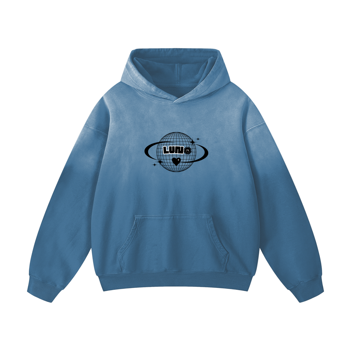 Planet Luna Space Faded Hoodie