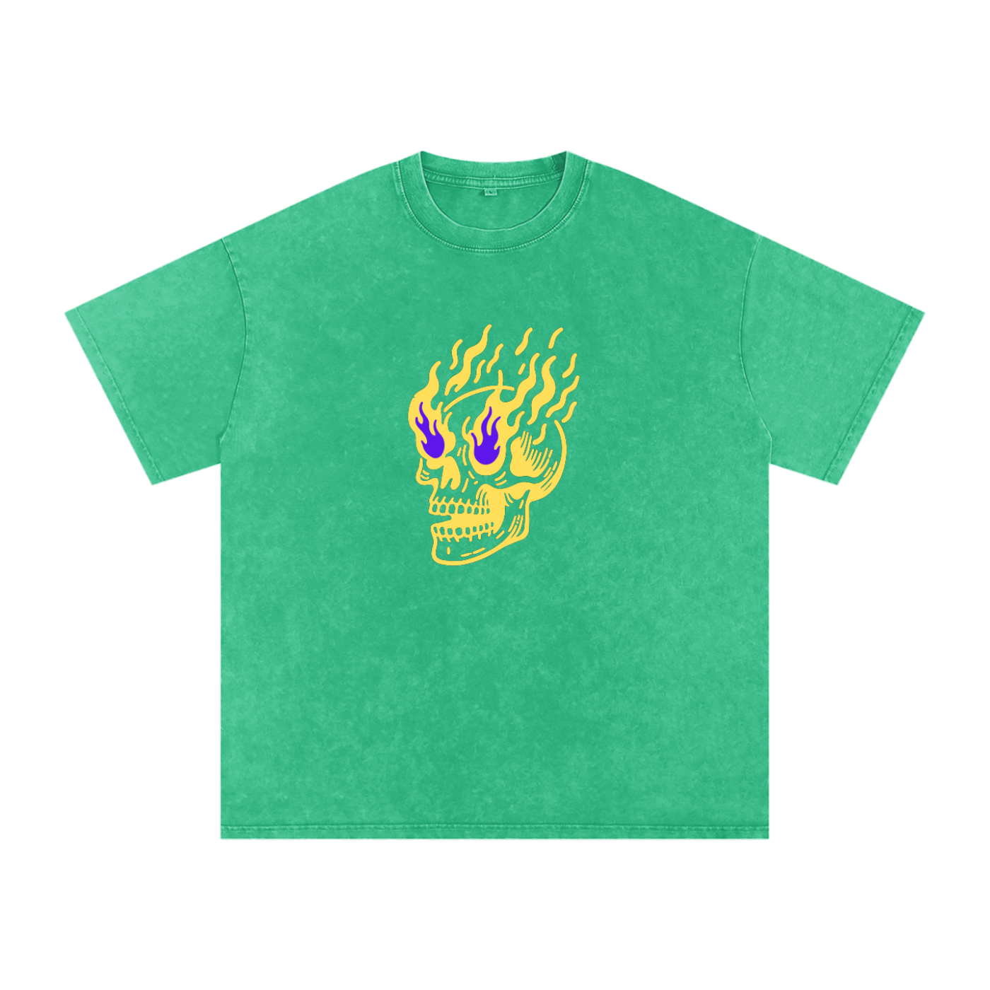 Flamin' Skull Tee LSU Colorway (Large Logo)