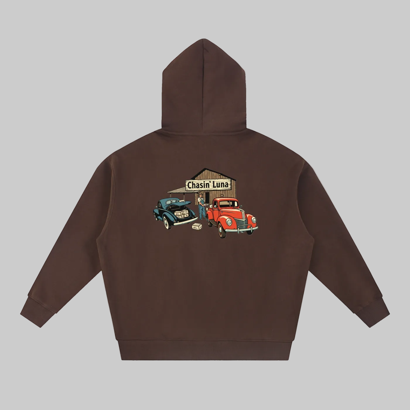 Moonshinin' Fleece Boxy Hoodie