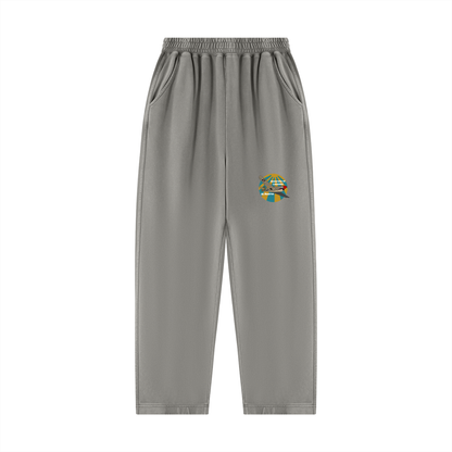 Unisex Mineral Wash Balloon Sweatpants