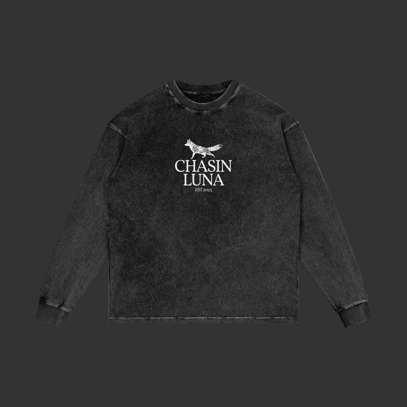 Acid Wash Oversize Long Sleeve T-Shirt