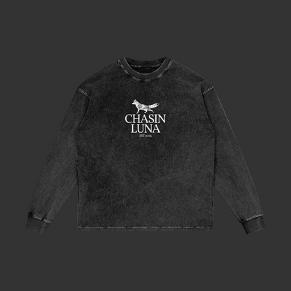 Acid Wash Oversize Long Sleeve T-Shirt