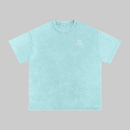 Cheniere Fox Washed Oversized Cotton T-Shirt