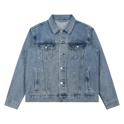 Longhorn Legacy Vintage Wash Denim Jacket