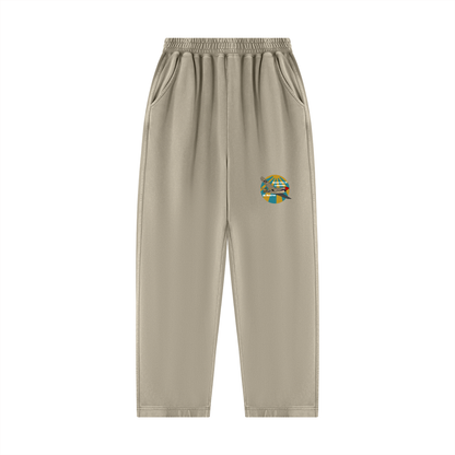Unisex Mineral Wash Balloon Sweatpants