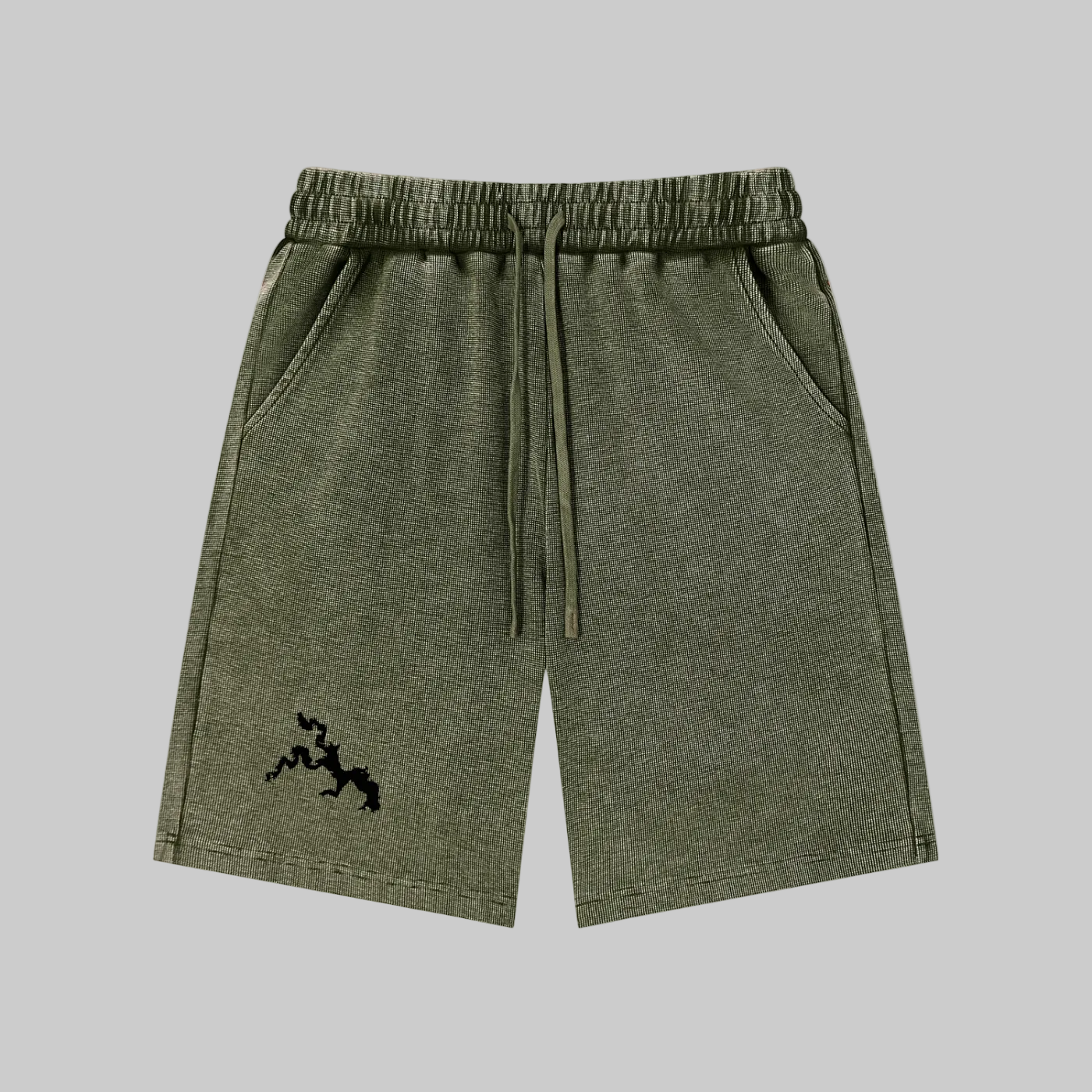 D'Arbonne Waffle Knit Shorts