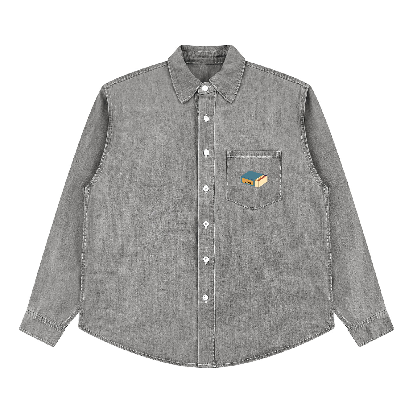 Matchbox Vintage Wash Denim Longsleeve