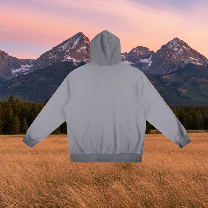 Ombre Stone Washed Colorpointed Hoodie