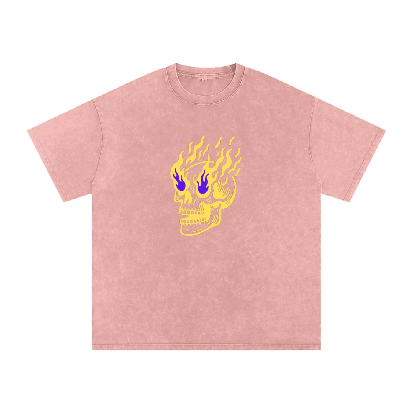 Flamin' Skull Tee LSU Colorway (Large Logo)