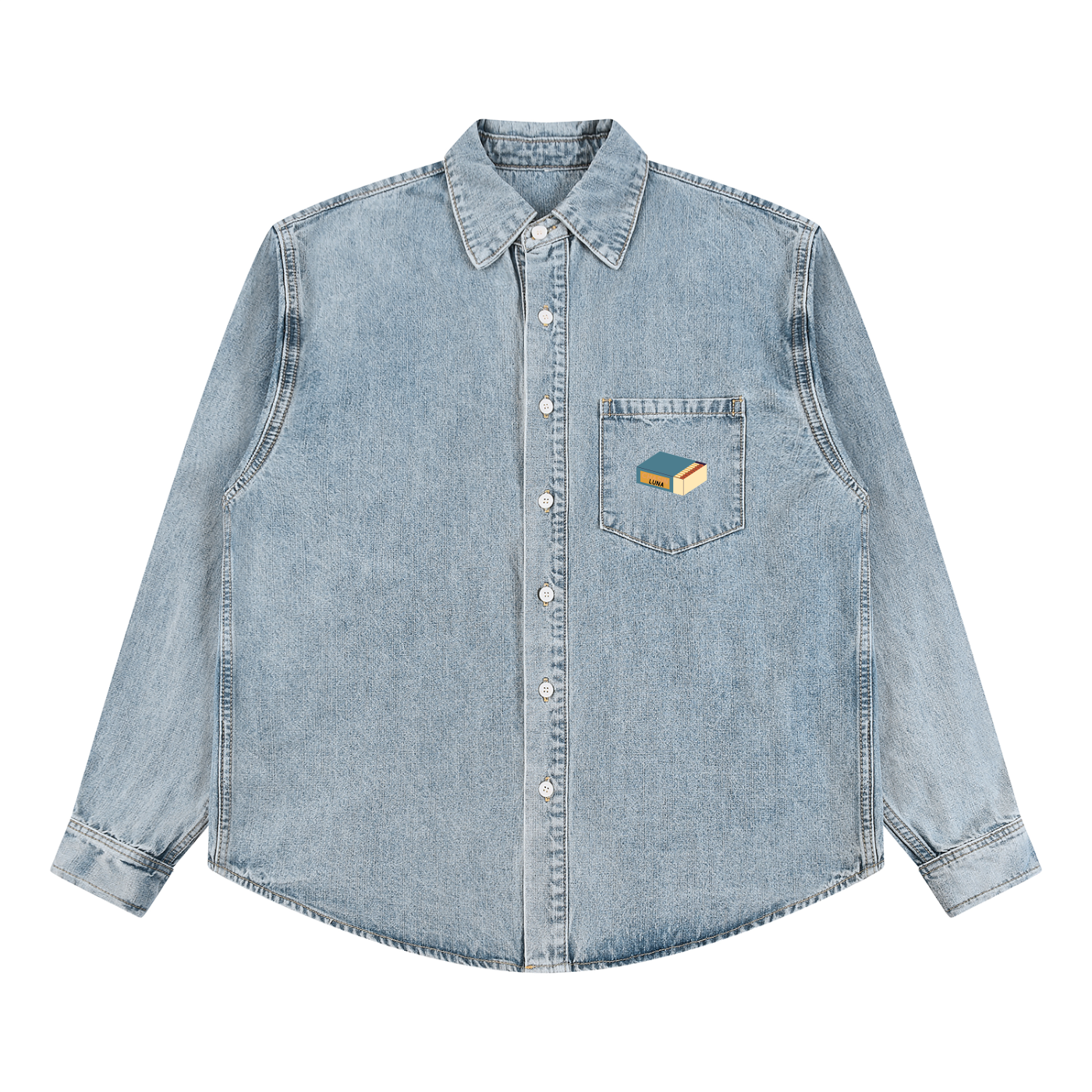 Matchbox Vintage Wash Denim Longsleeve