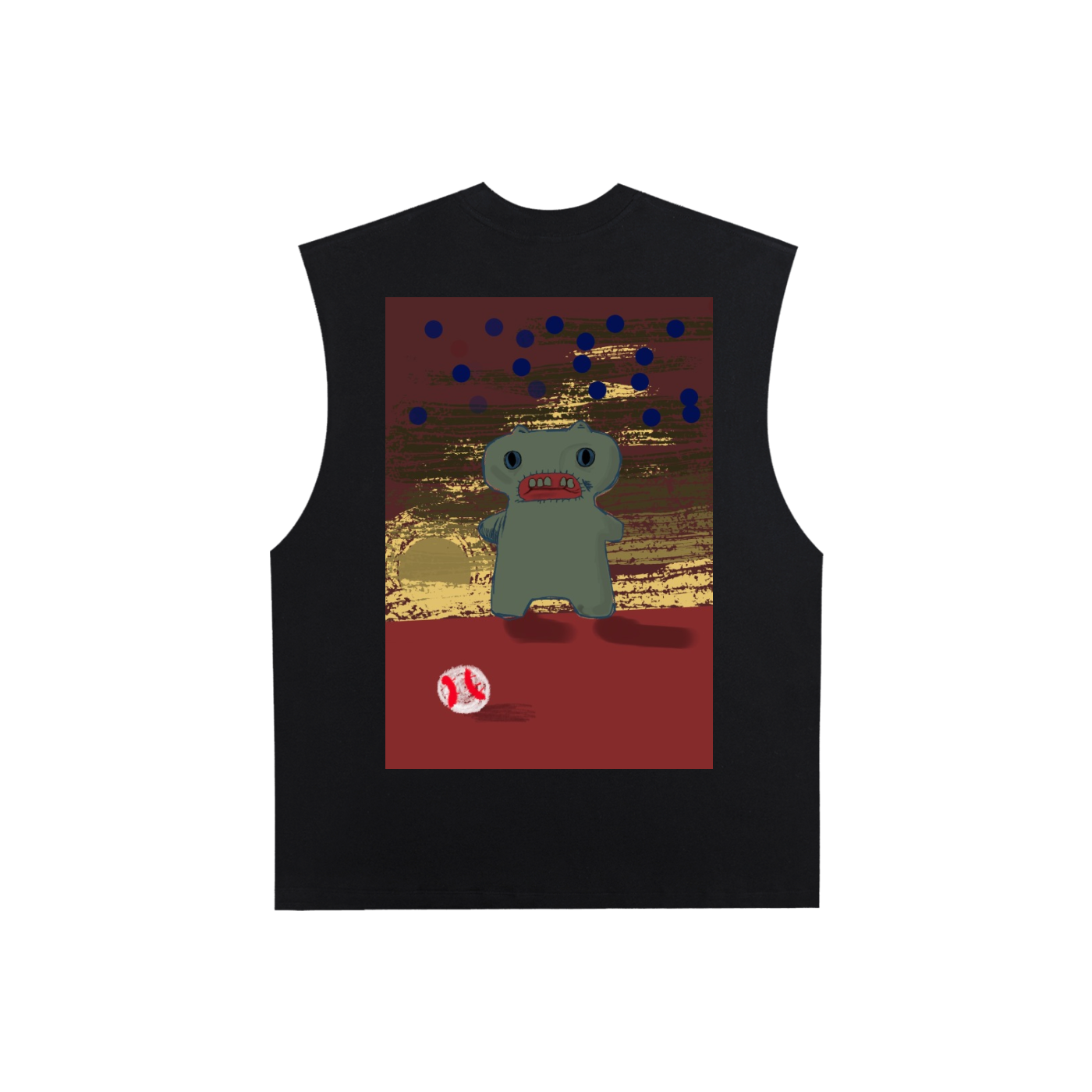 Baseball SZN Raw Edge Tank Top