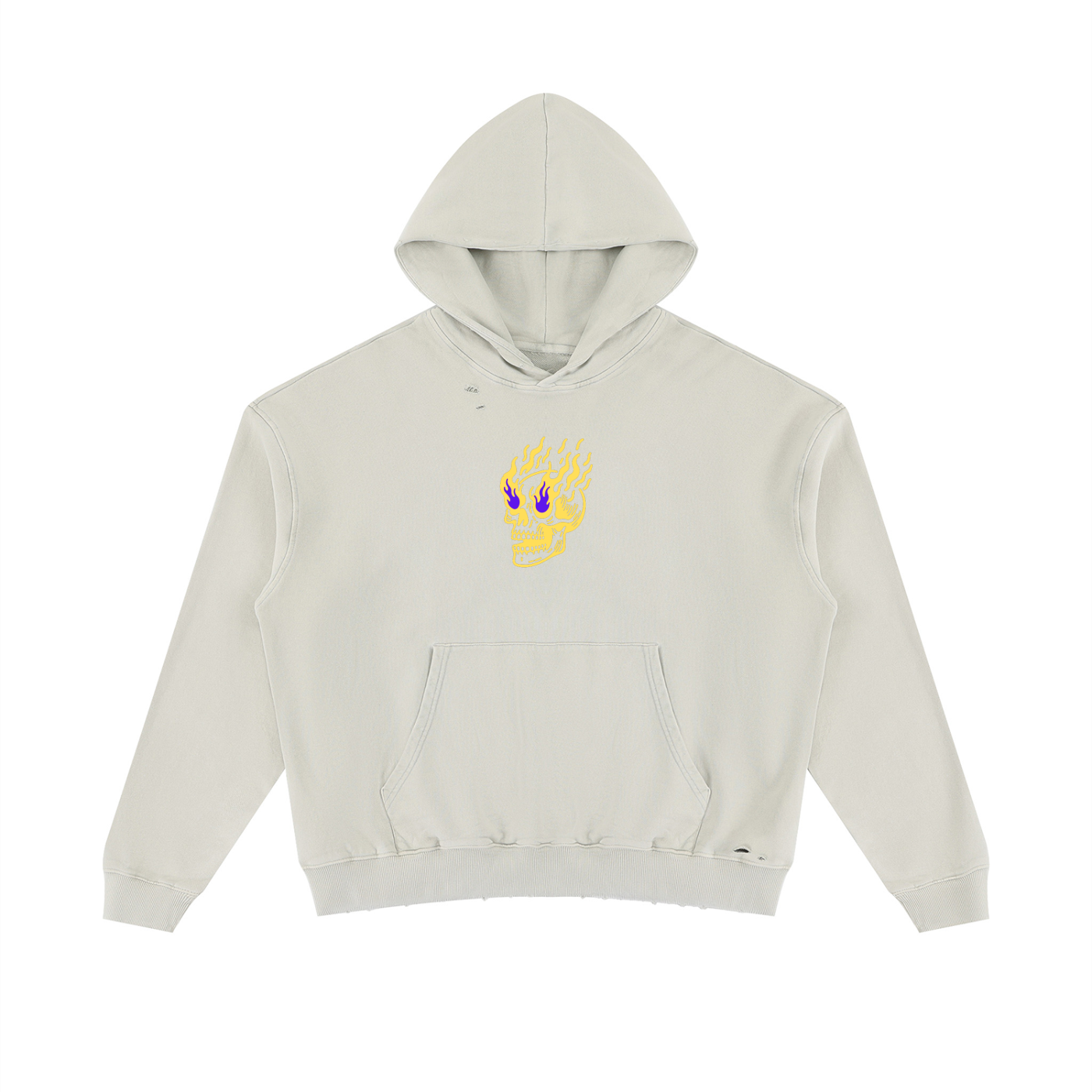 Flamin' Skull Hoodie LSU Colorway
