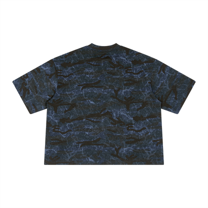 Unisex Boxy Camo Print T-Shirt