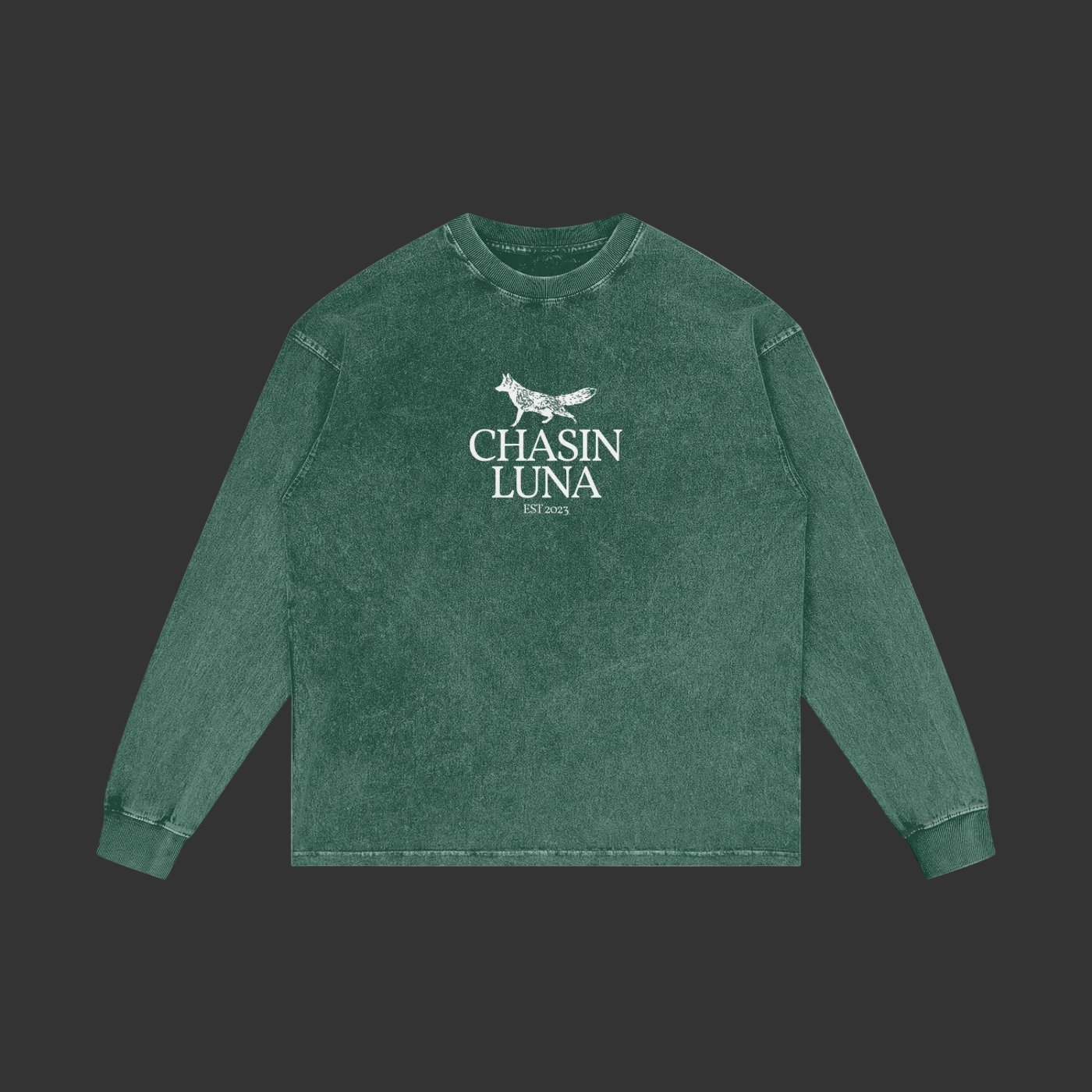 Acid Wash Oversize Long Sleeve T-Shirt