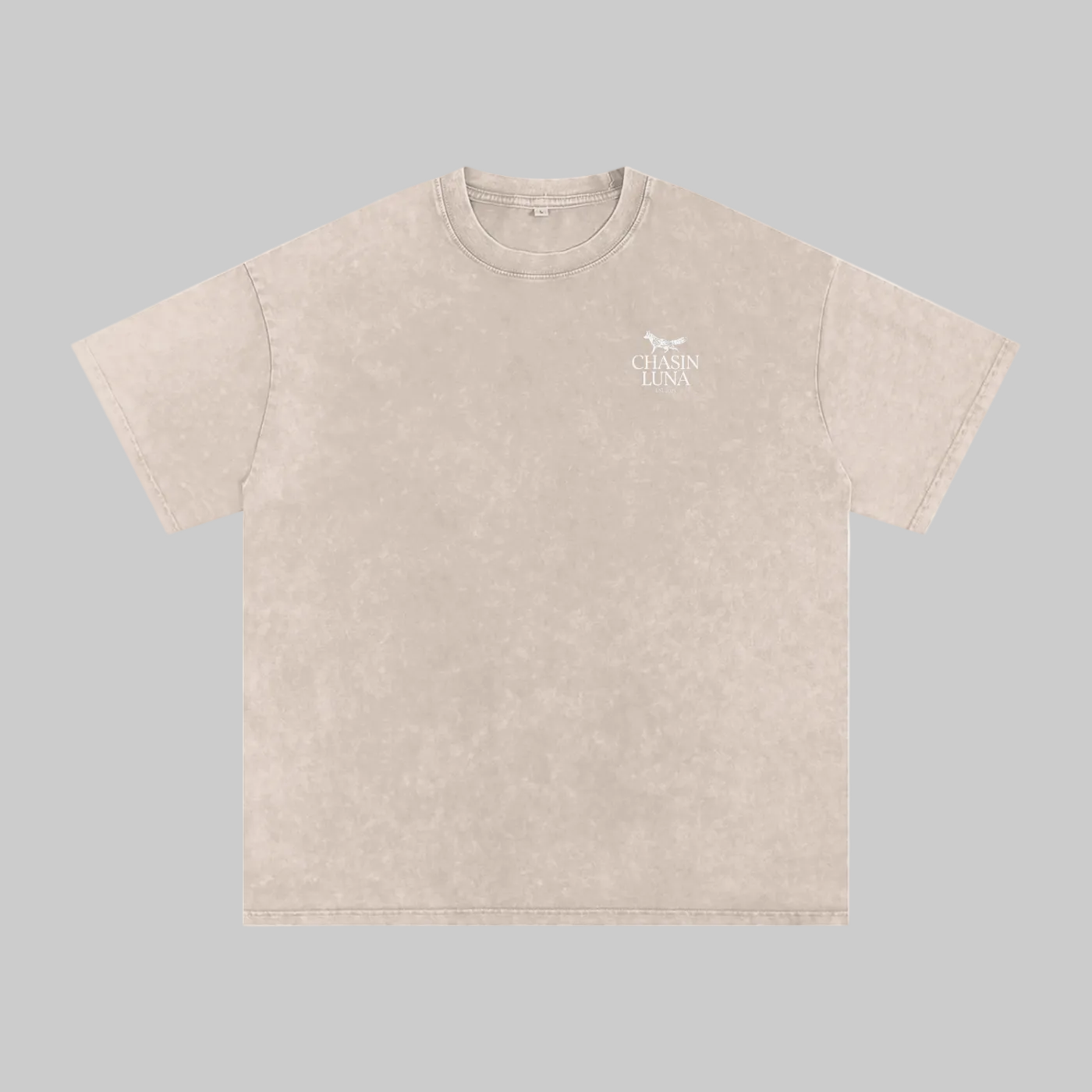Cheniere Fox Washed Oversized Cotton T-Shirt