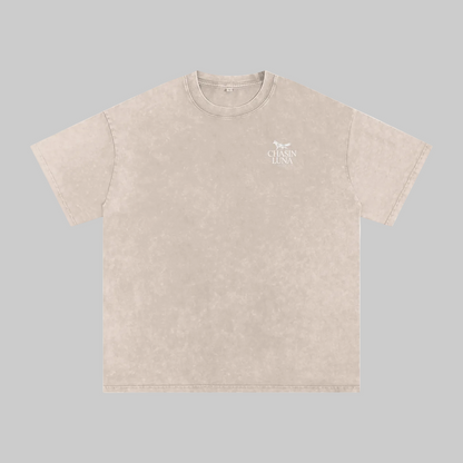 Cheniere Fox Washed Oversized Cotton T-Shirt