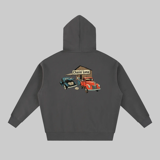 Moonshinin' Fleece Boxy Hoodie