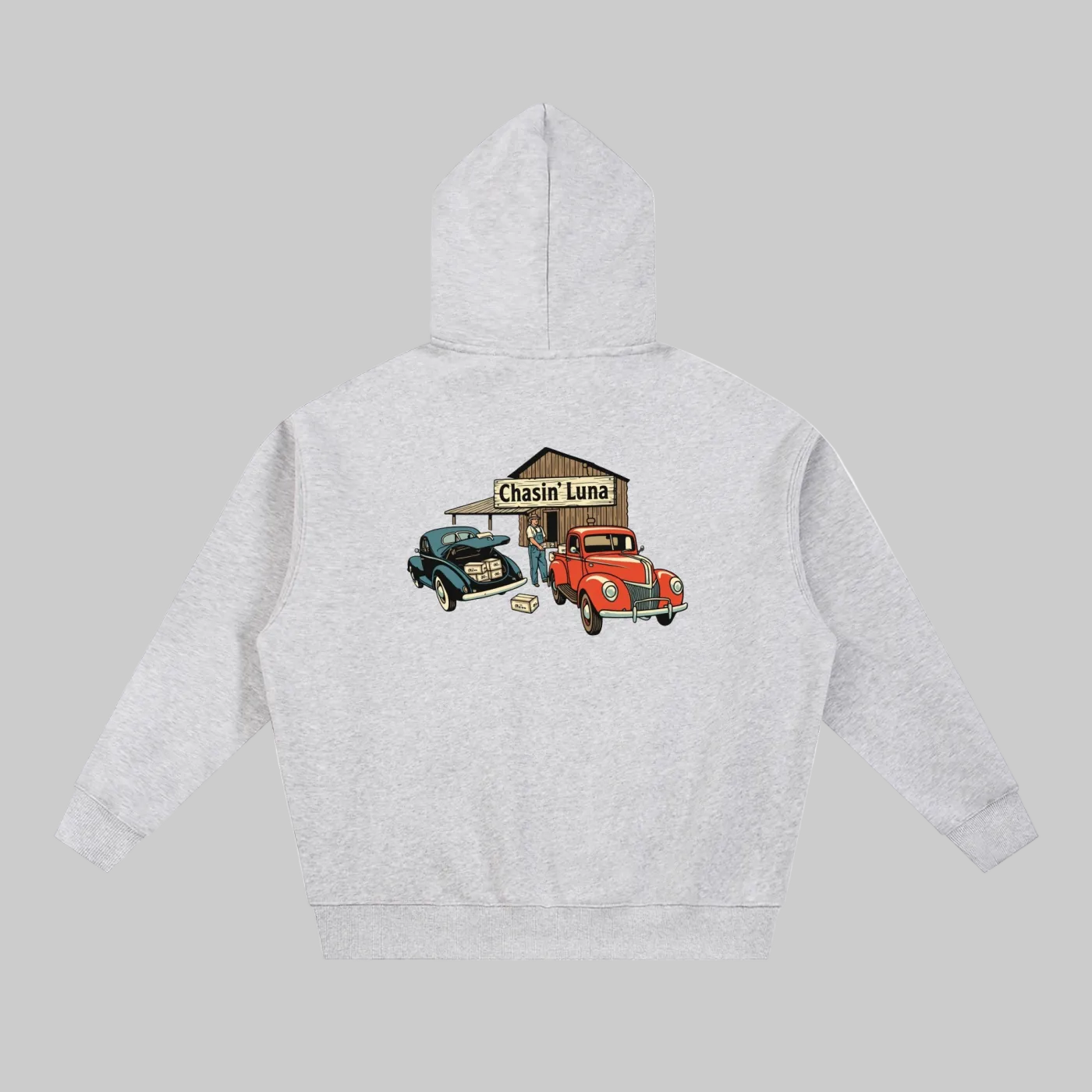 Moonshinin' Fleece Boxy Hoodie