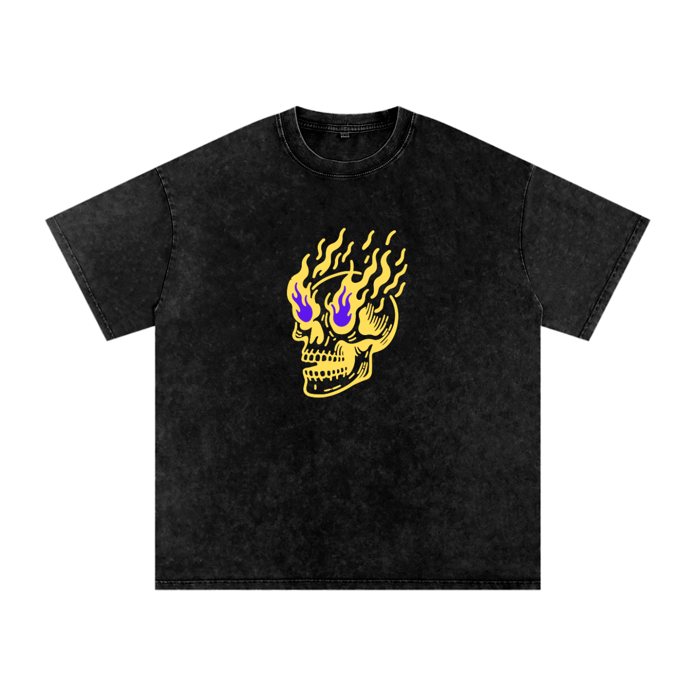 Flamin' Skull Tee LSU Colorway (Large Logo)