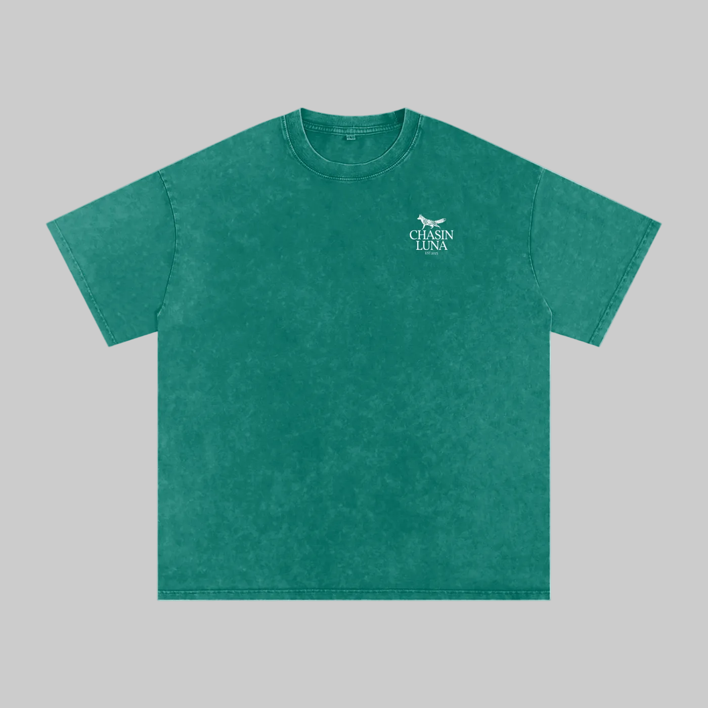 Cheniere Fox Washed Oversized Cotton T-Shirt