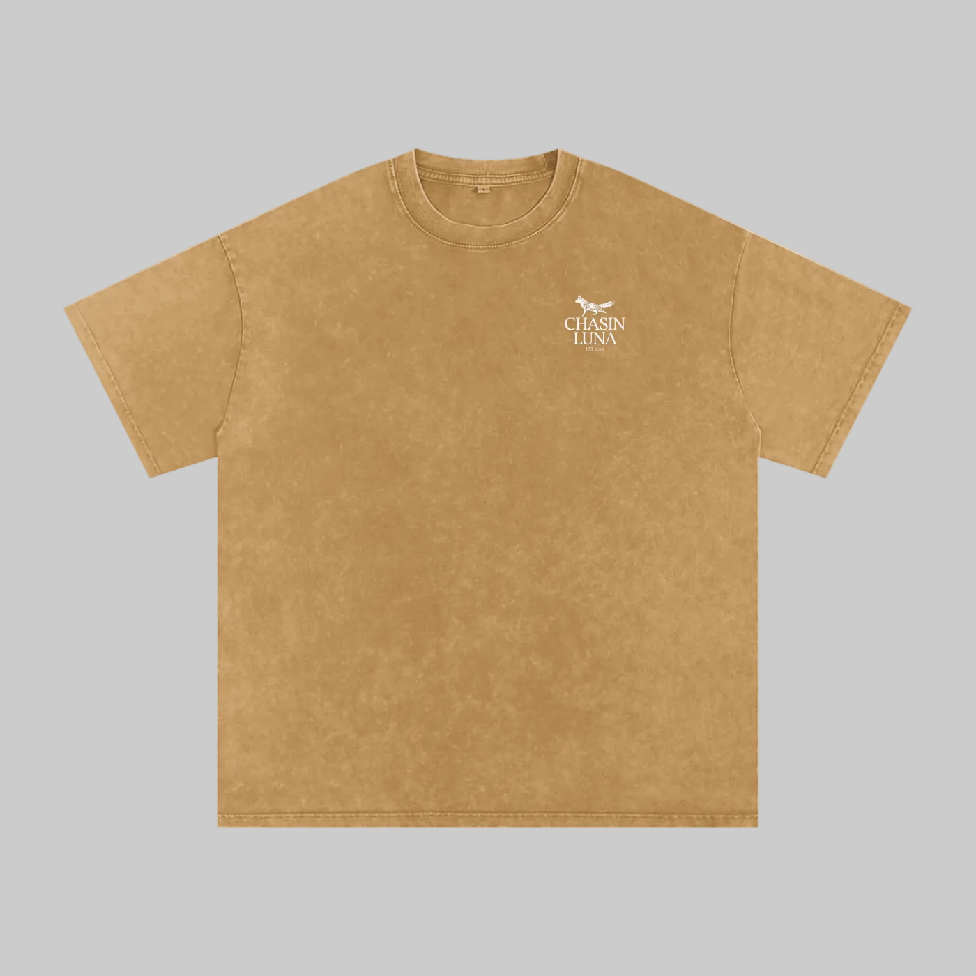 Cheniere Fox Washed Oversized Cotton T-Shirt