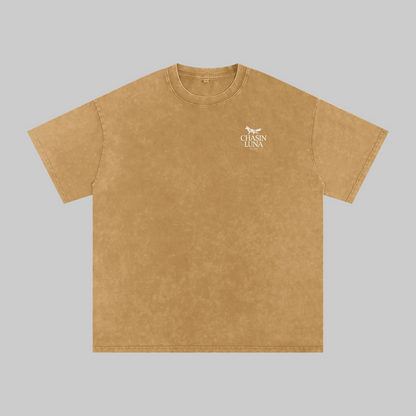 Cheniere Fox Washed Oversized Cotton T-Shirt
