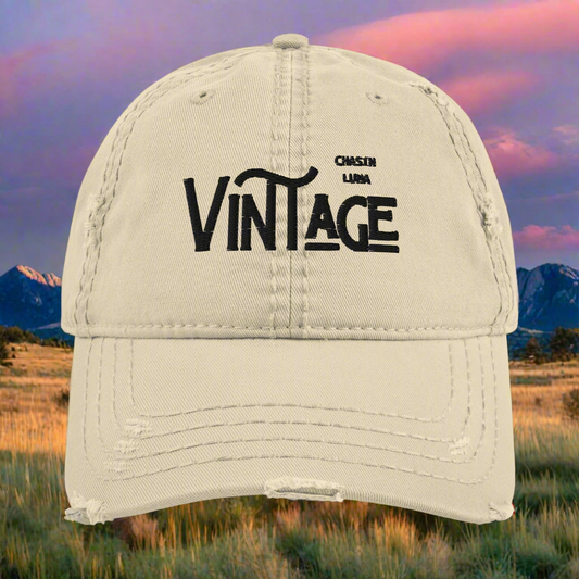 Chasin' Luna Vintage Ripped Dad Hat 2025