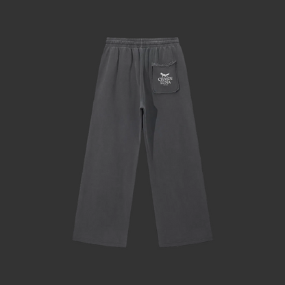 Snow Washed Raw Edge Sweatpants 2026