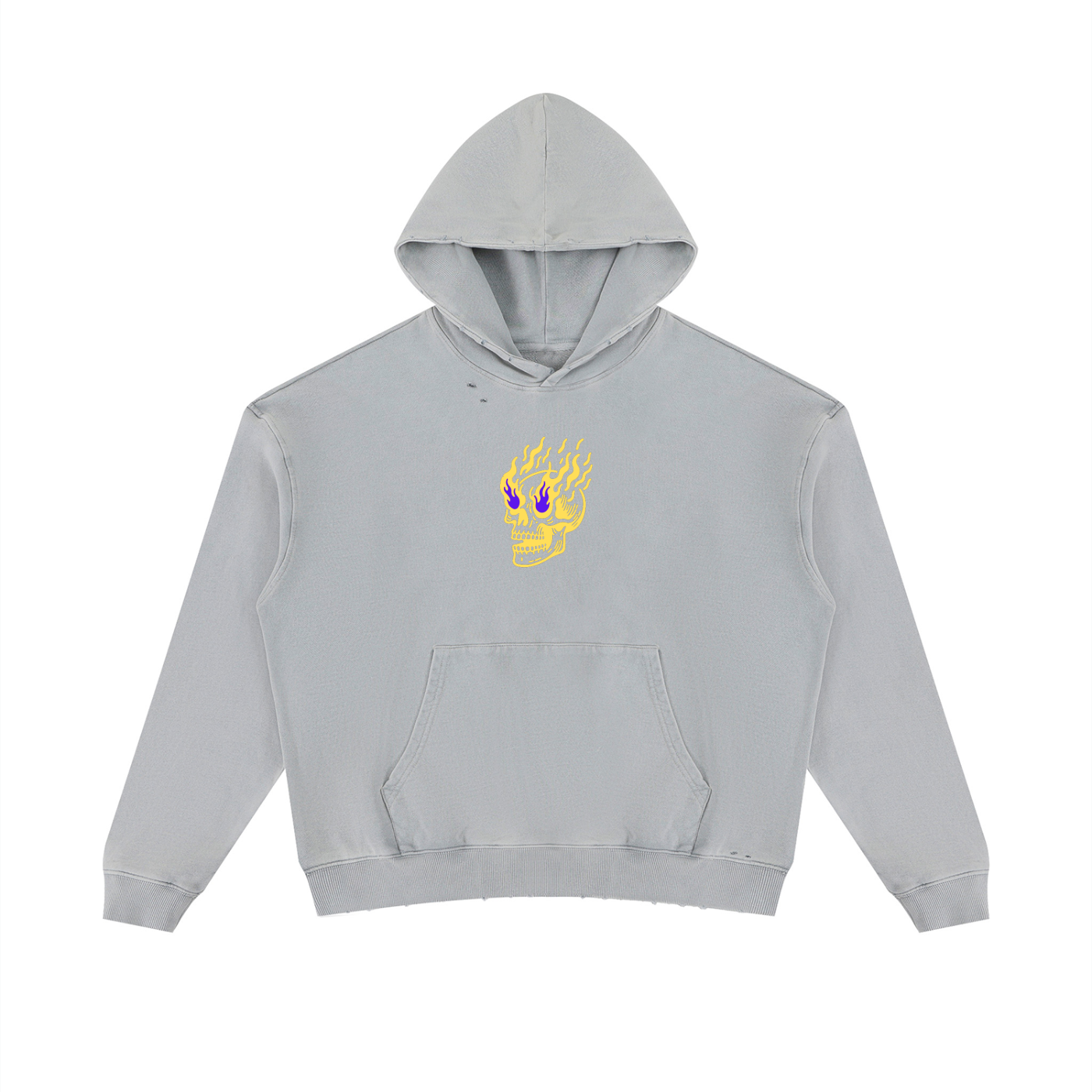 Flamin' Skull Hoodie LSU Colorway