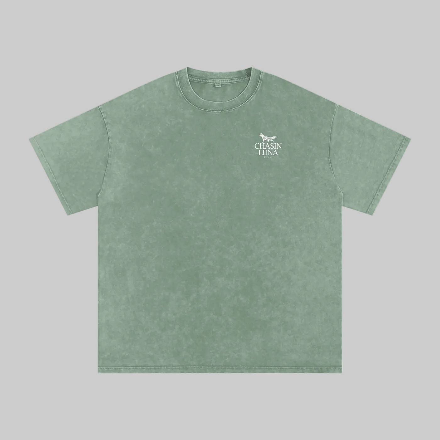 Cheniere Fox Washed Oversized Cotton T-Shirt
