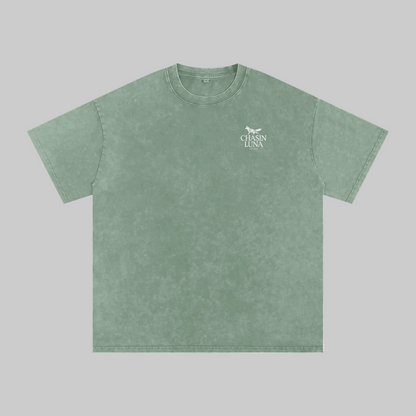 Cheniere Fox Washed Oversized Cotton T-Shirt
