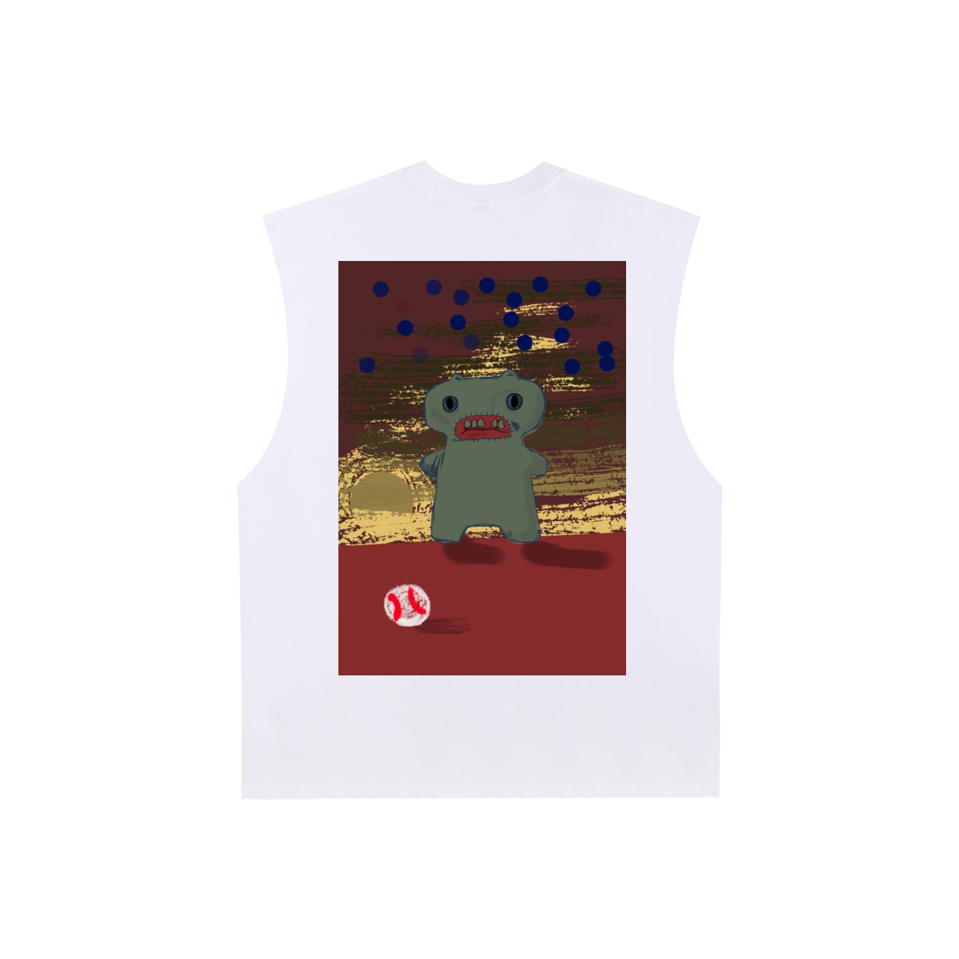 Baseball SZN Raw Edge Tank Top