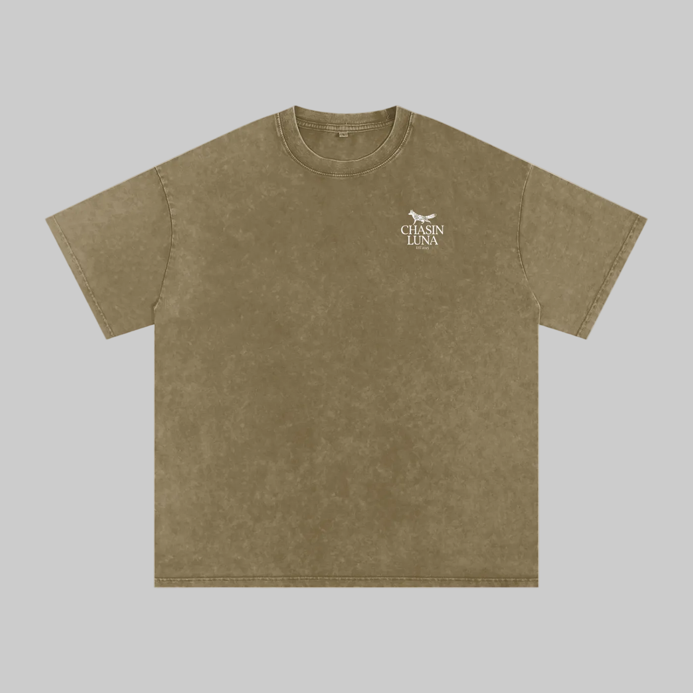 Cheniere Fox Washed Oversized Cotton T-Shirt