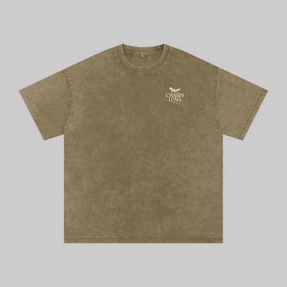 Cheniere Fox Washed Oversized Cotton T-Shirt