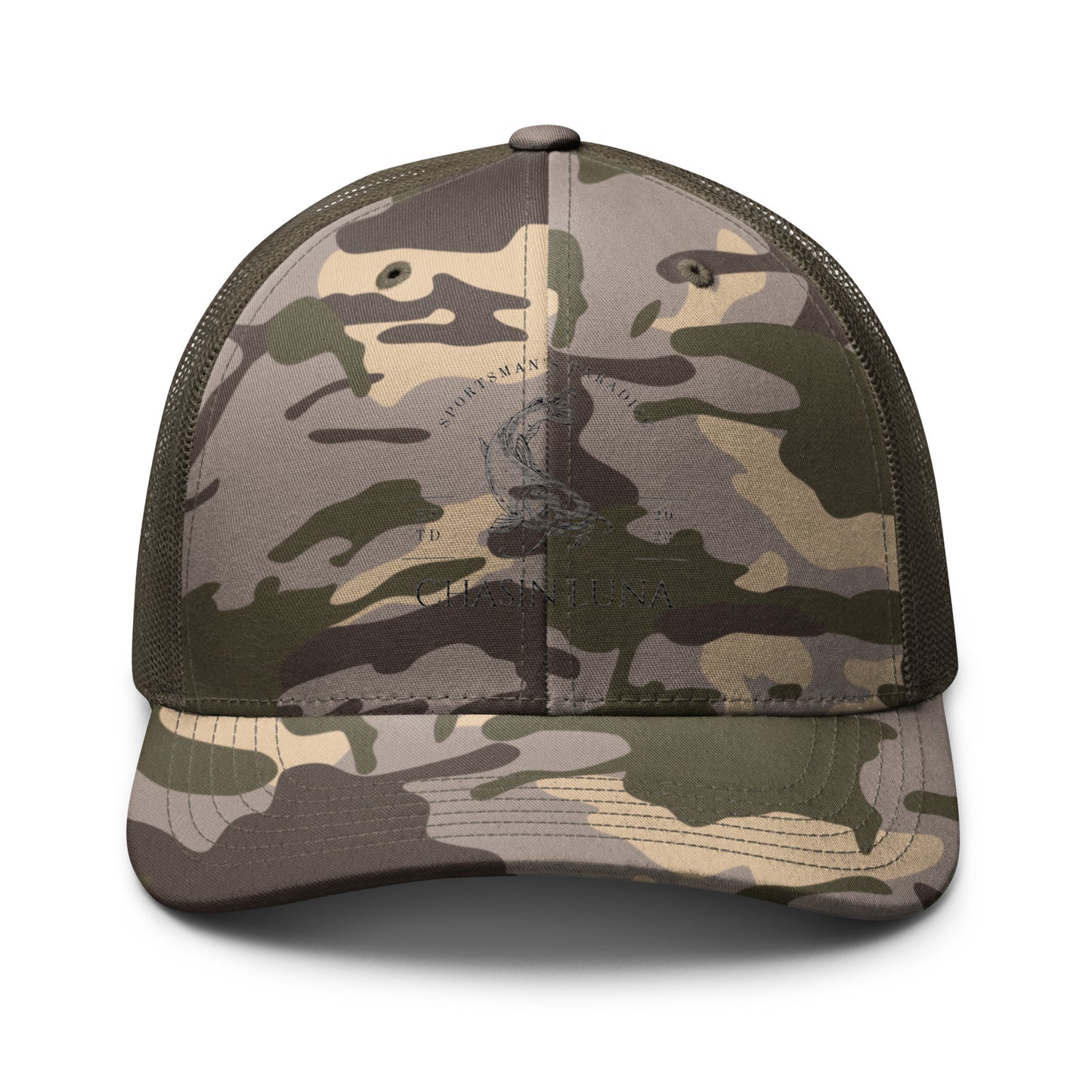 Sportsman's Paradise Catfish Camouflage Trucker Hat