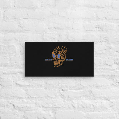Cobain Shades Skull Canvas