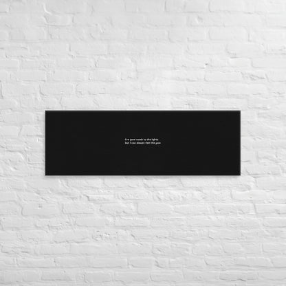 Numb To The Lights Canvas