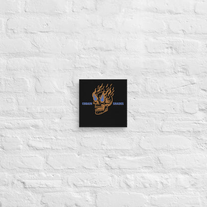 Cobain Shades Skull Canvas