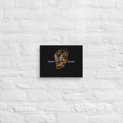 Cobain Shades Skull Canvas
