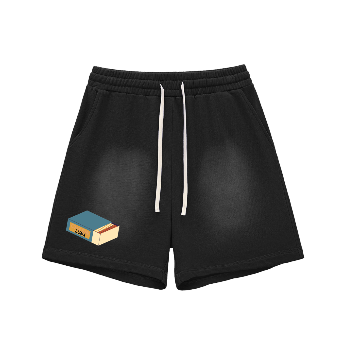 Matchbox Sun Fade Raw Edge Shorts