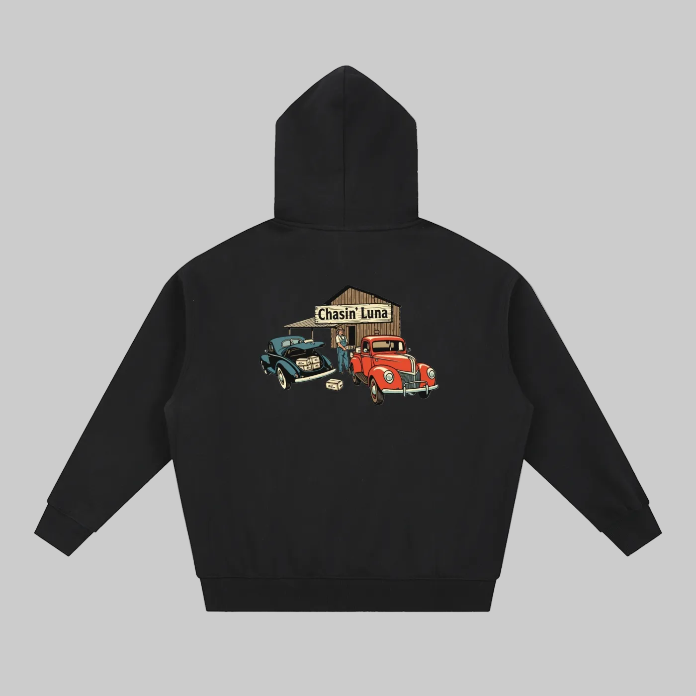 Moonshinin' Fleece Boxy Hoodie